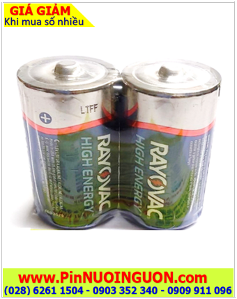 Pin Rayovac LR14; Pin nuôi nguồn Rayovac LR14 MN1400 chính hãng _Xuất xứ Mỹ (USA) _Vỉ 2viên